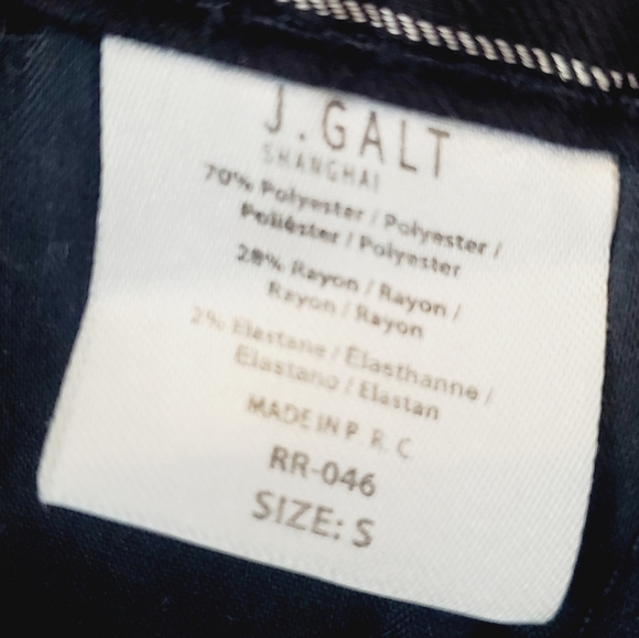 💚5/$25 John Galt Brandy Melville Striped Strait Leg Trousers Pants Size Small - Picture 6 of 6